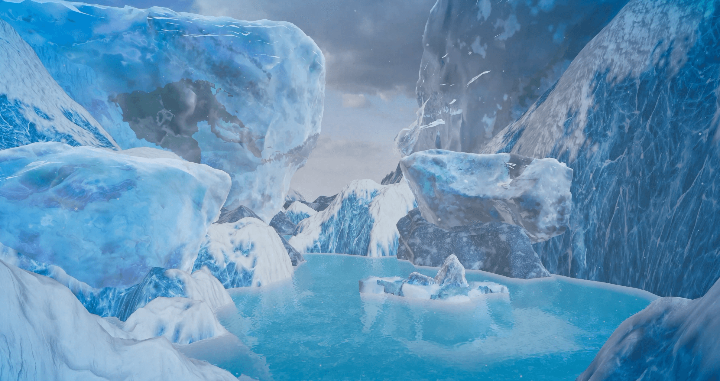 Procedural Glacial Environment