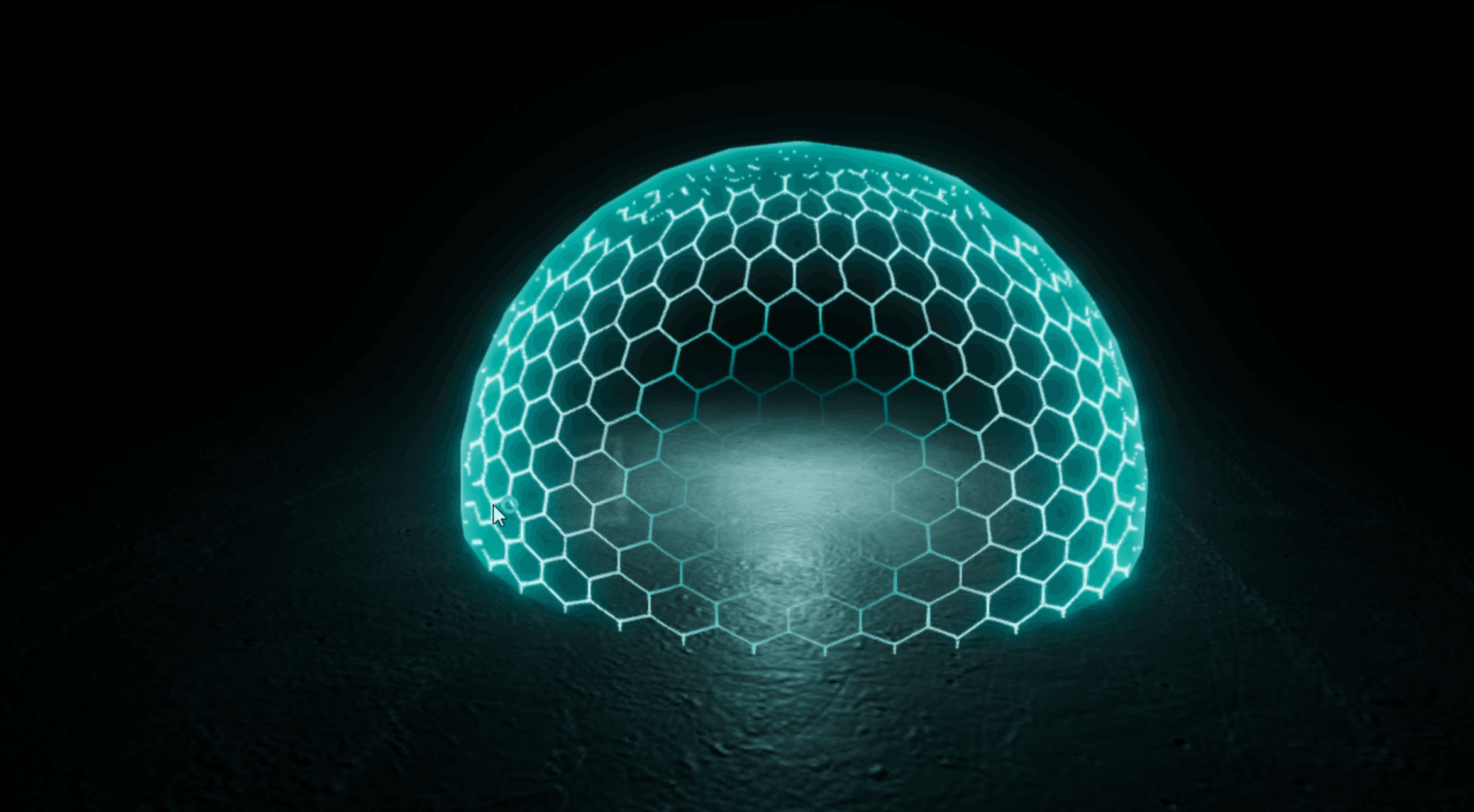 Holographic Force Shield