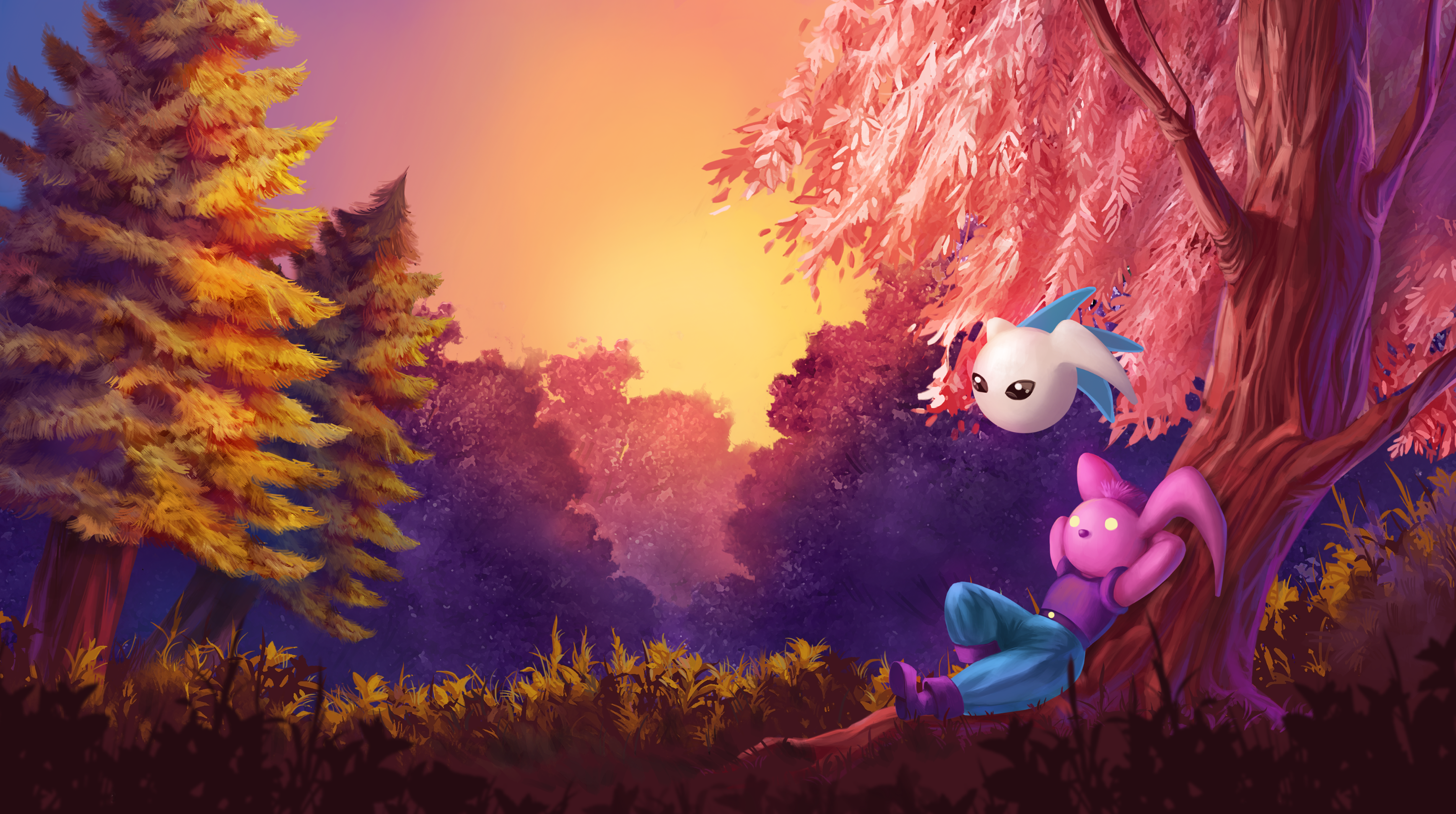 Sho’s Mood forest concept artwork