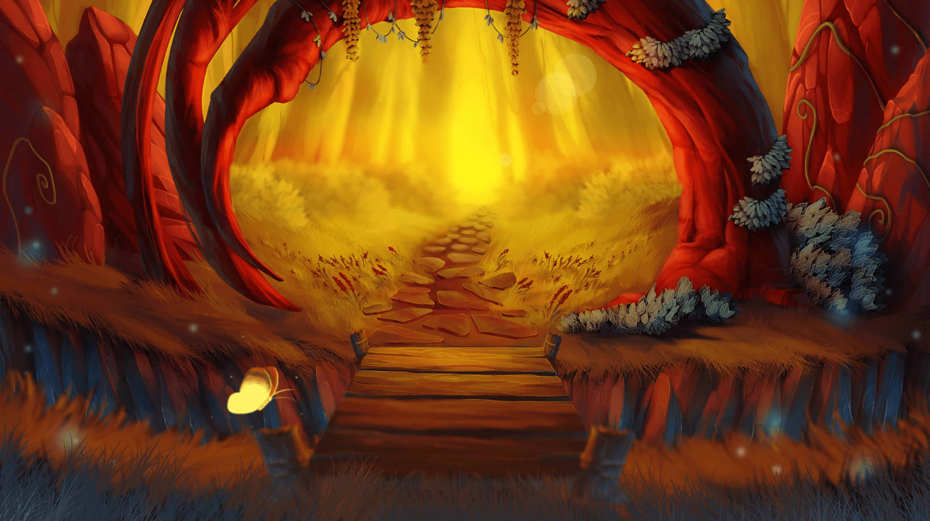 Sho’s Mood warm forest environment concept
