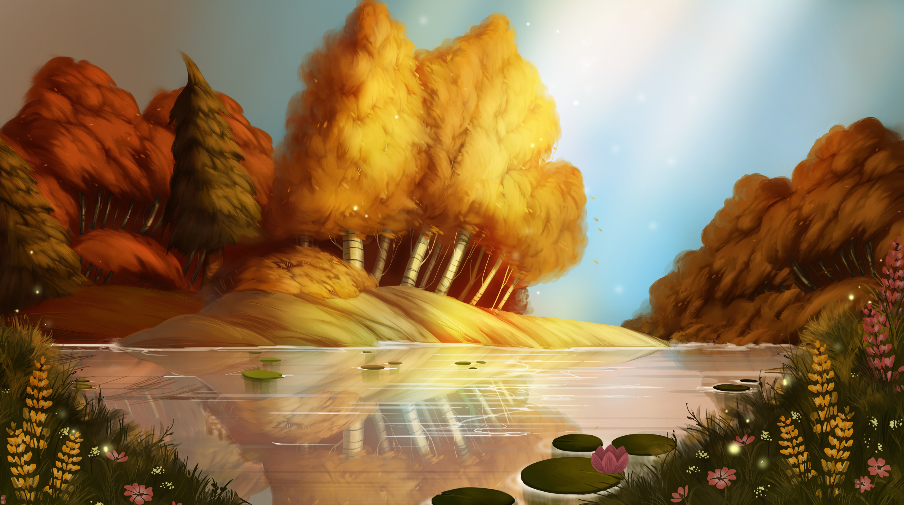 Sho’s Mood lakeside environment concept