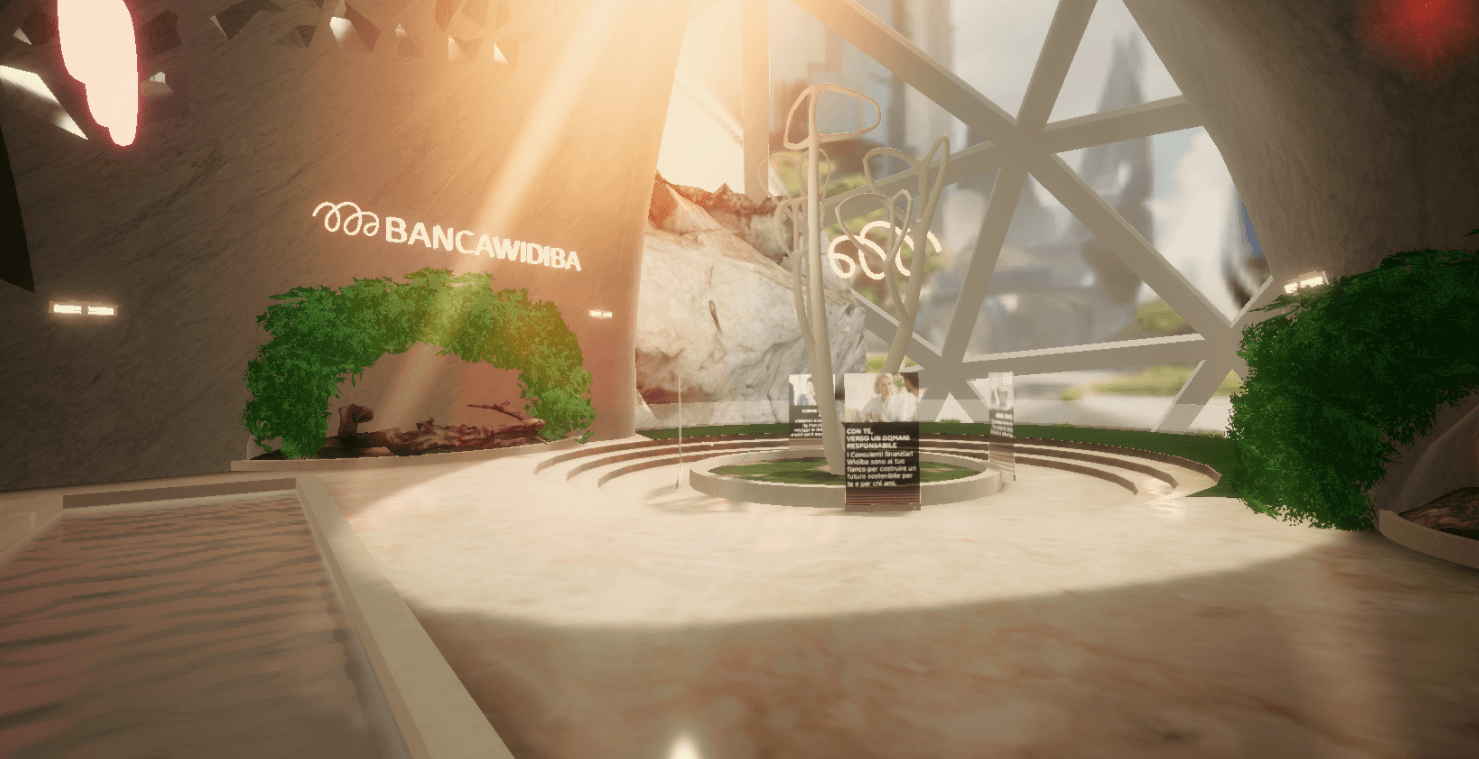 Banca Widiba metaverse social space