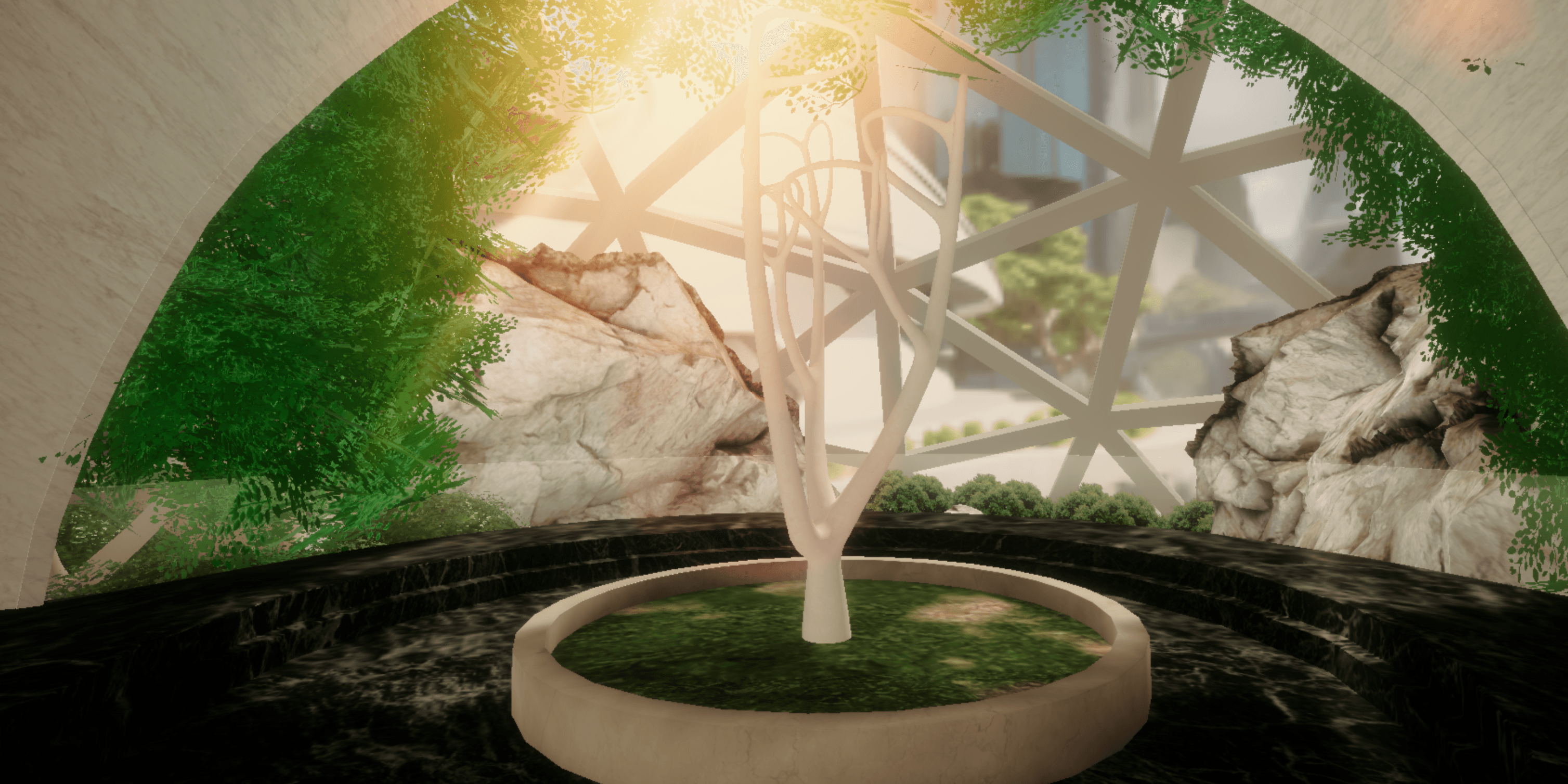Banca Widiba landscaped virtual environment