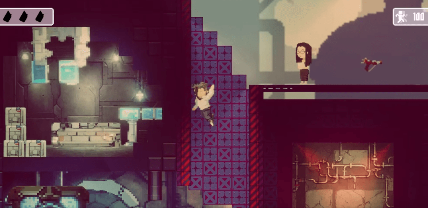 Clone Paradox character and gameplay scene
