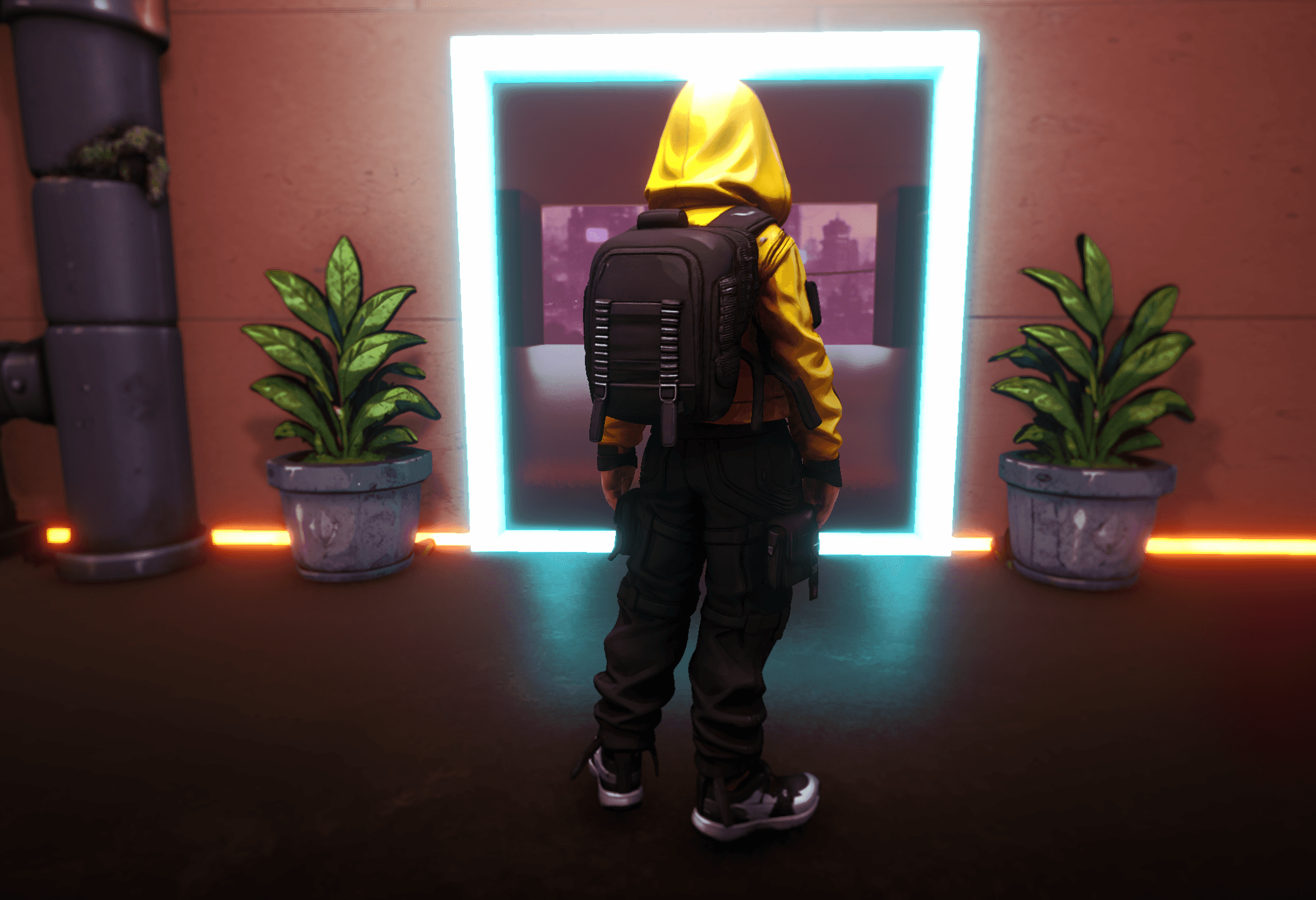 Generated 3D character asset viewed in Unity