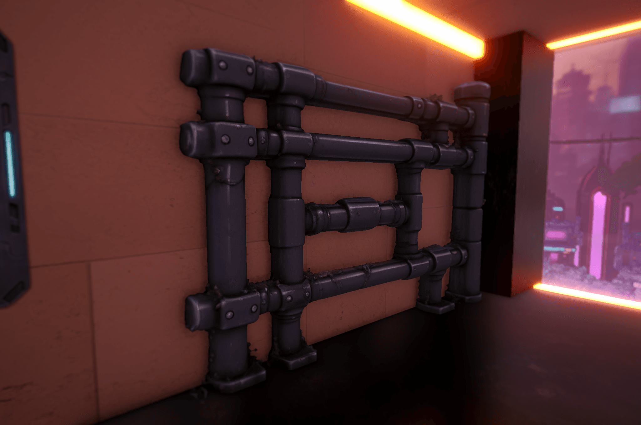 Realtime environment asset with Unity material and shader work