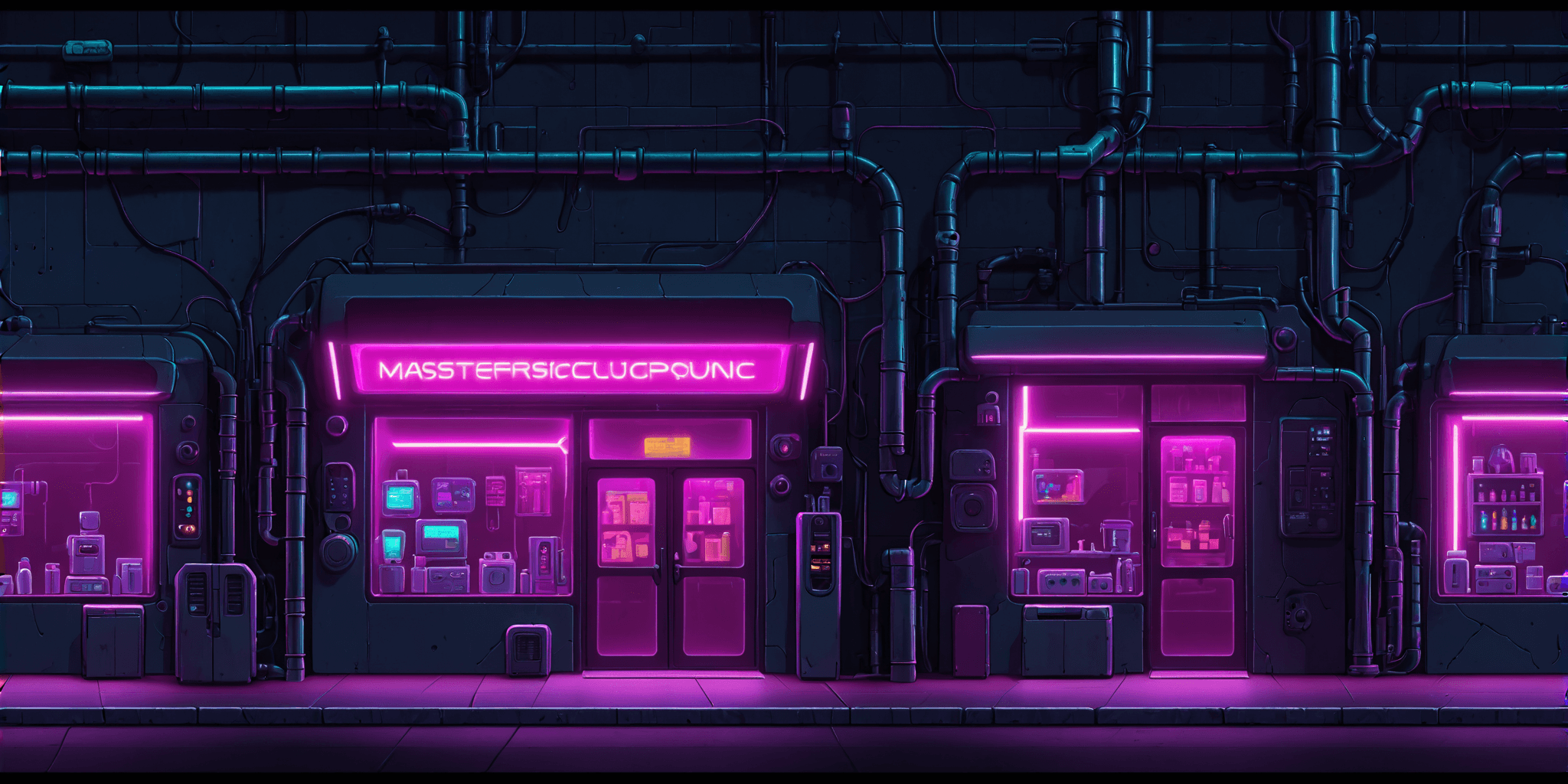 Neon city environment module 1