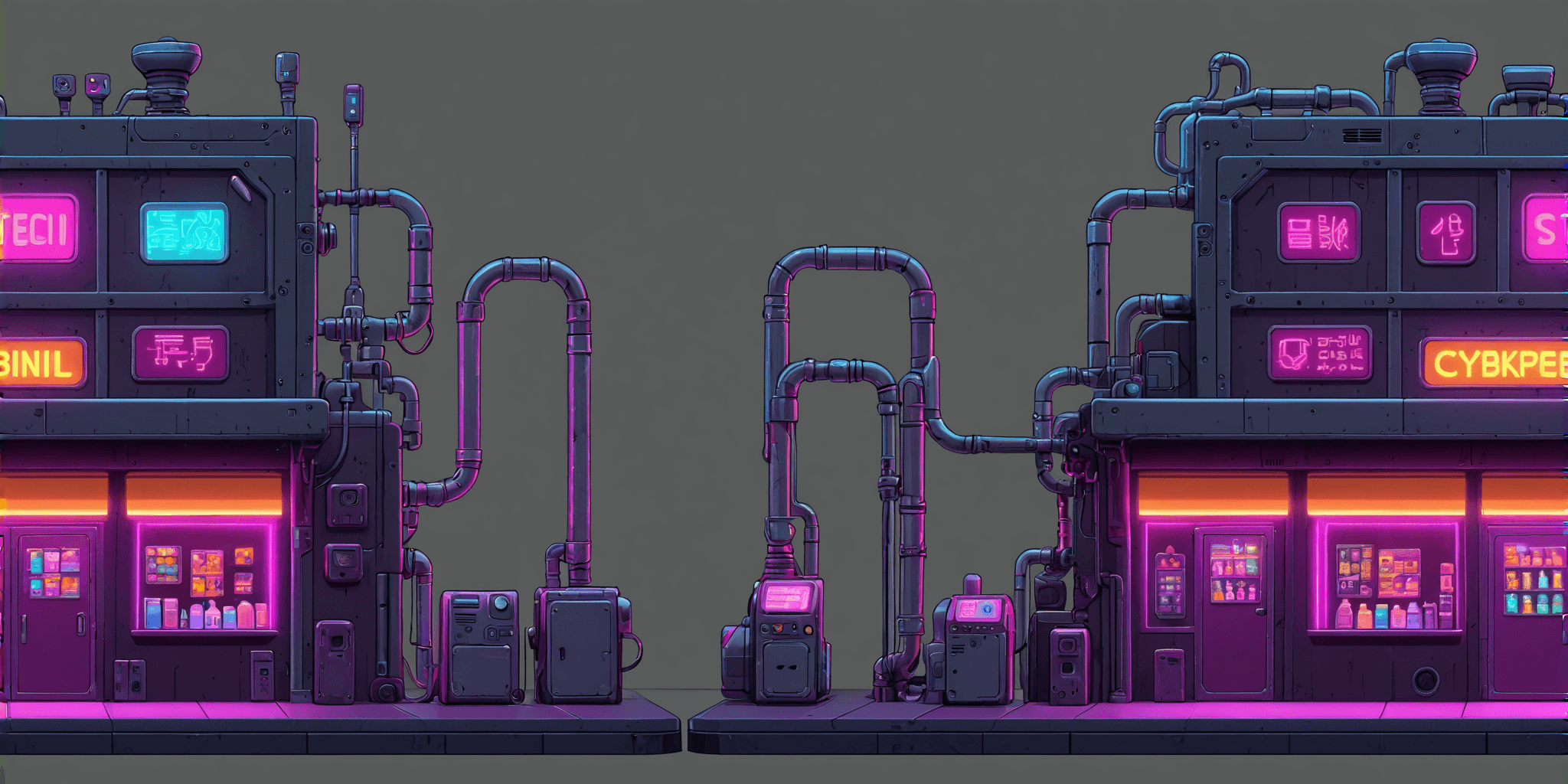 Neon city environment module 5