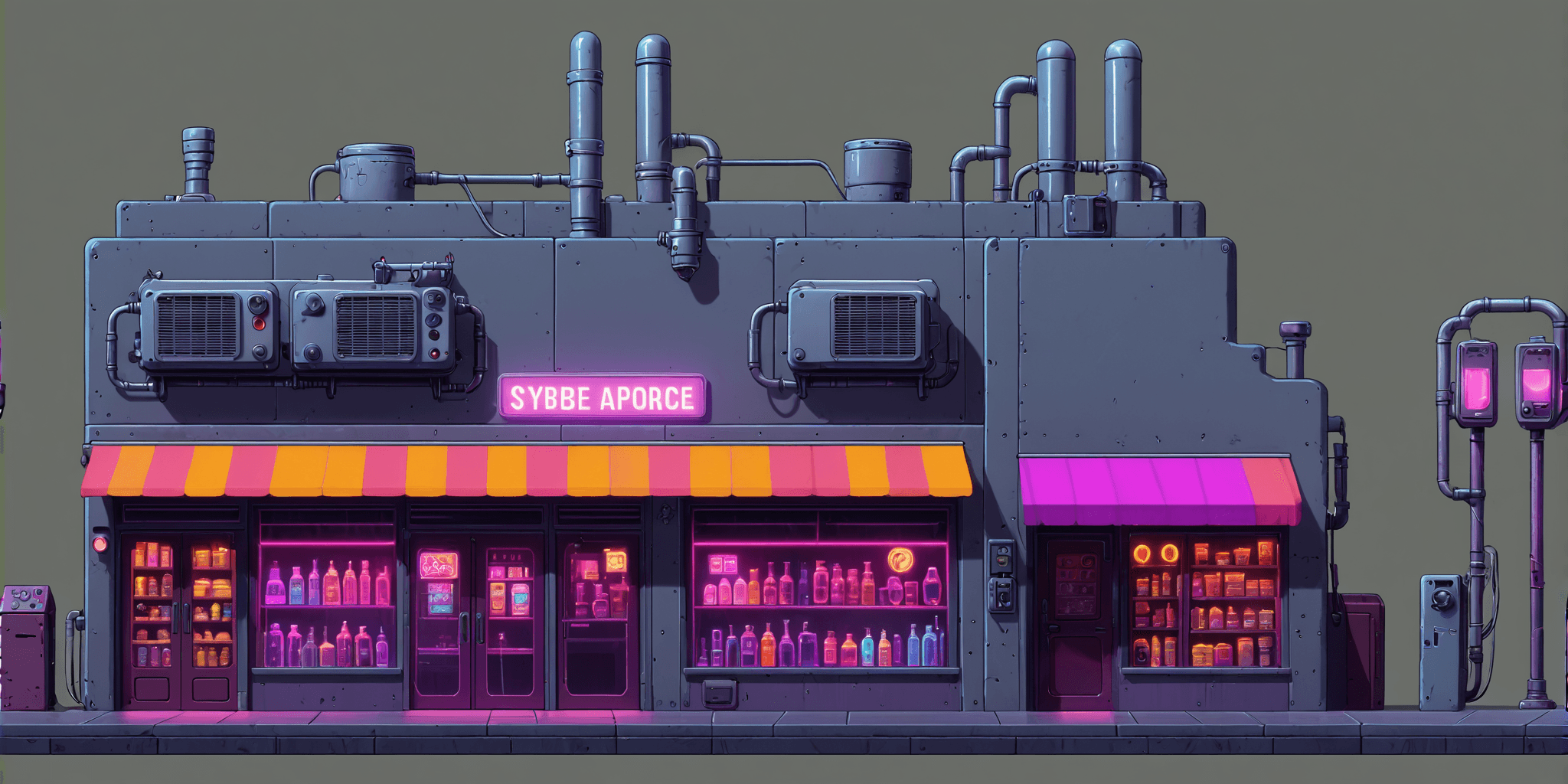 Neon city environment module 7
