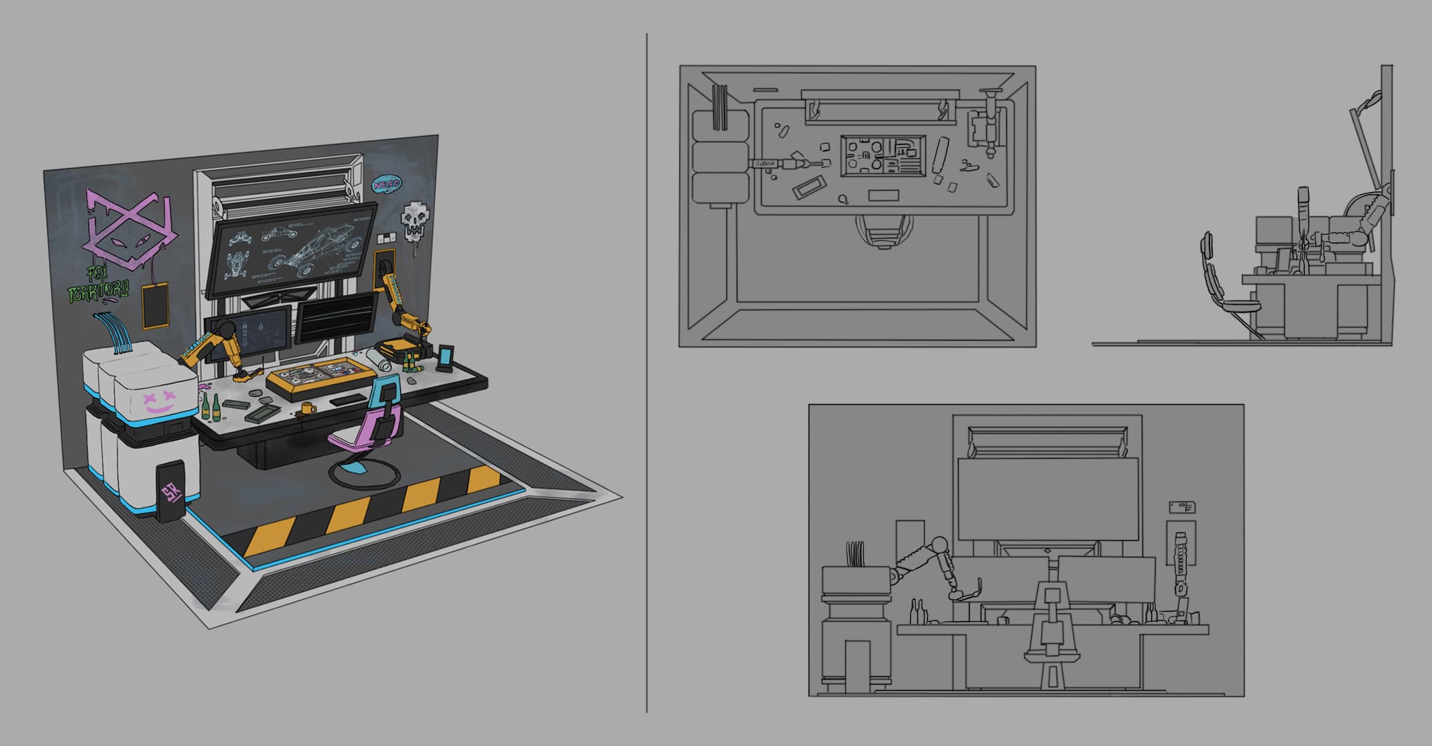 Walls of Ariadne workstation concept sheet